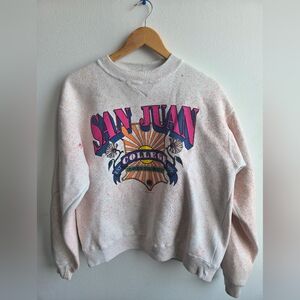 vintage-style crewneck sweatshirt Size M